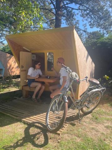 Camping La Foret Stella-Plage Buitenkant foto